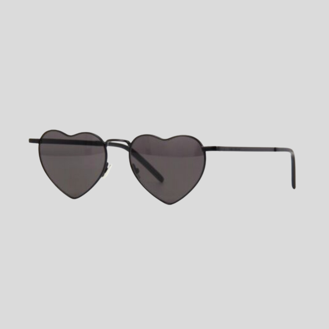 Black Wire Heart Sunglasses