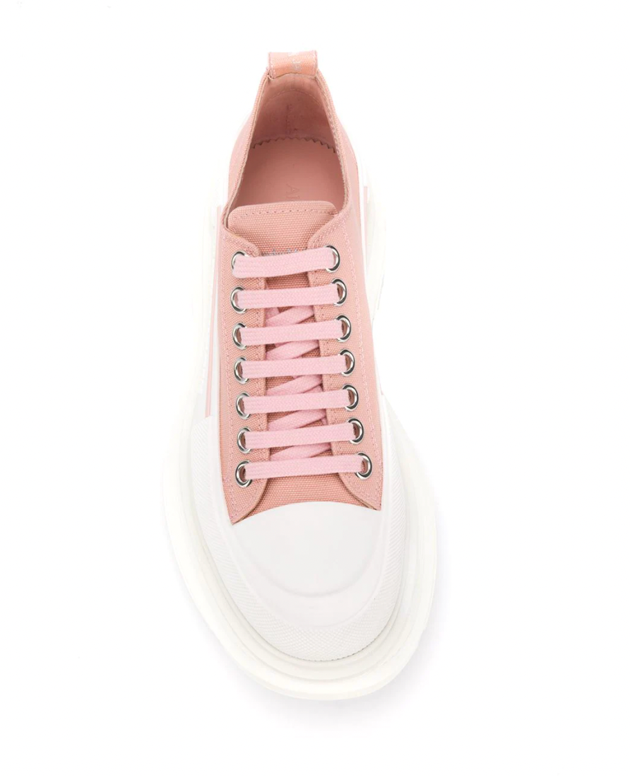 Alexander McQueen Pink Tread Slick Sneakers