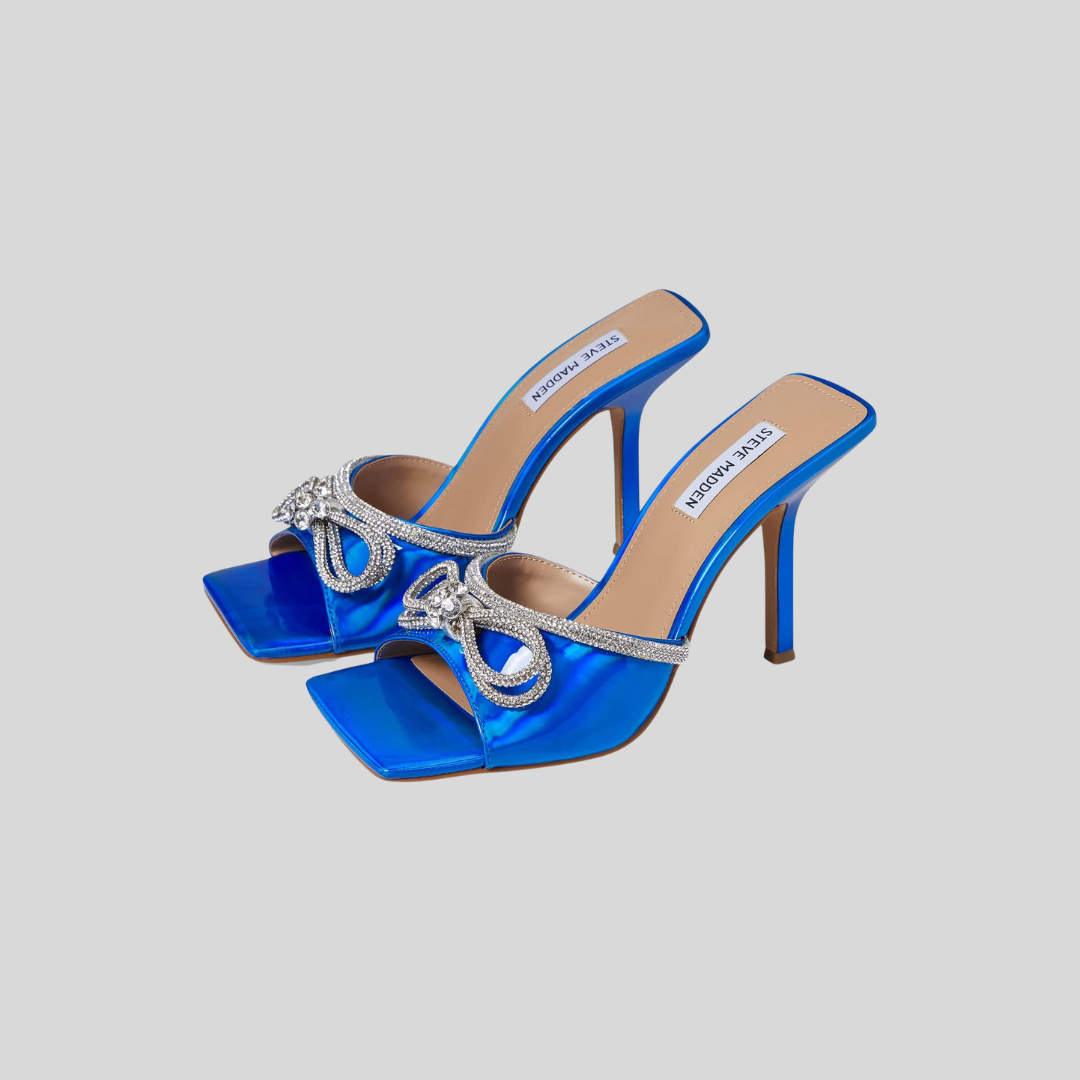 Steve Madden Blue Embellish Sandals