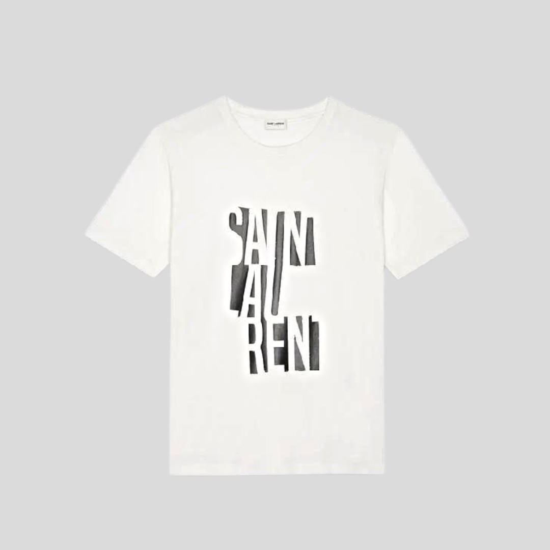 Yves Saint Laurent White T-Shirt