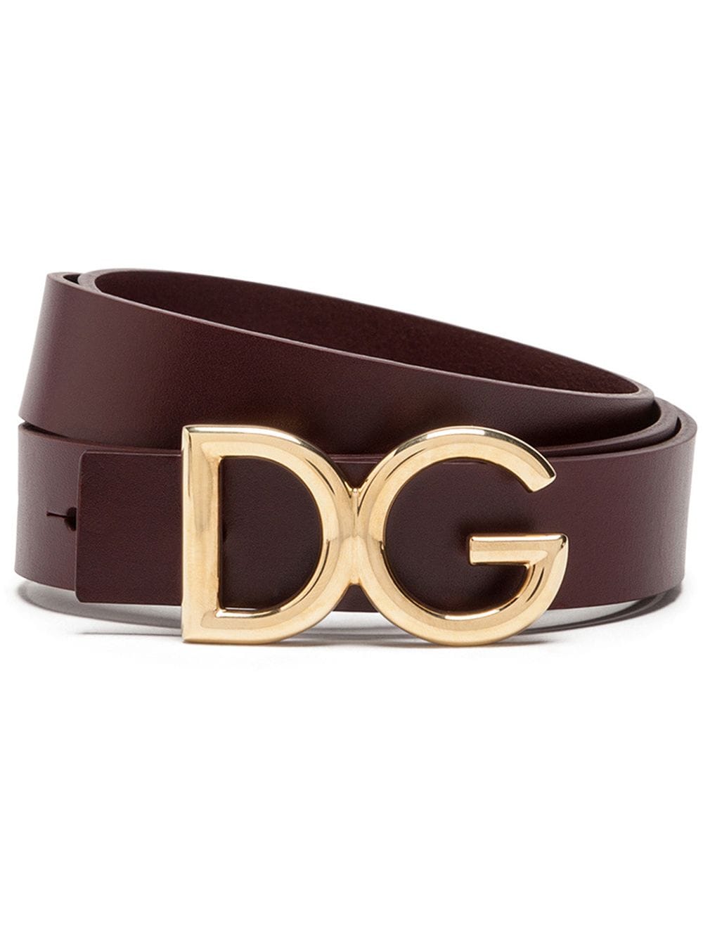 Dolce & Gabbana Black Vintage Gold Buckle Belt