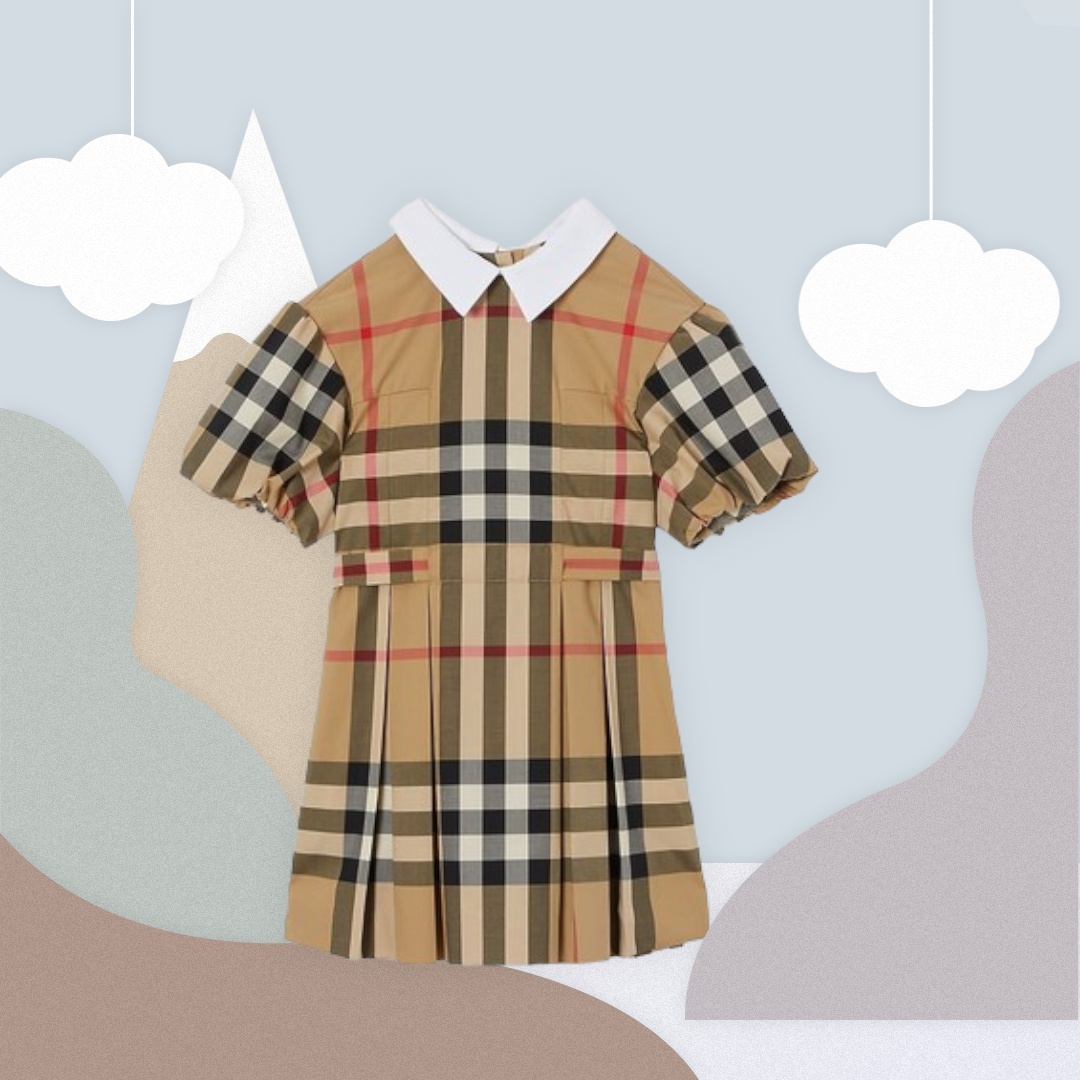 icetime- luxe burberry kids dress