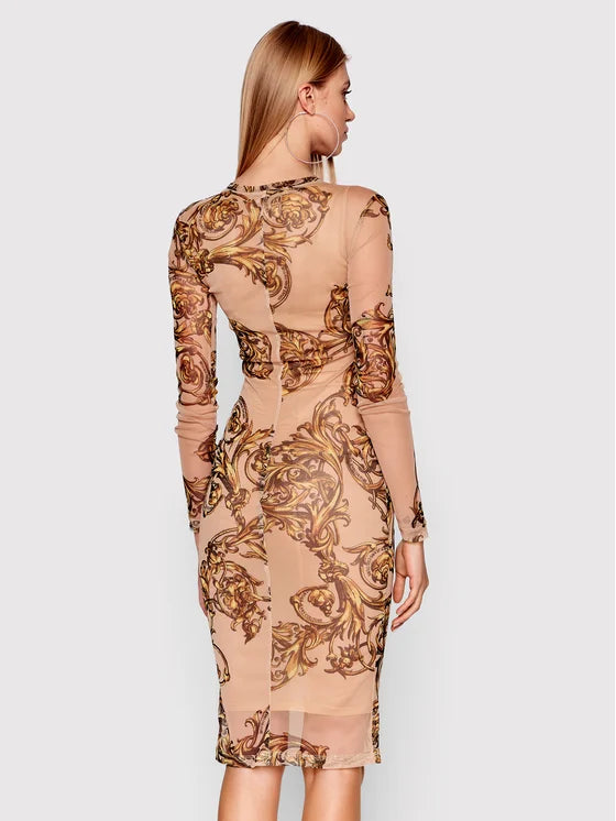 Versace Jeans Couture Nude Cocktail Dress