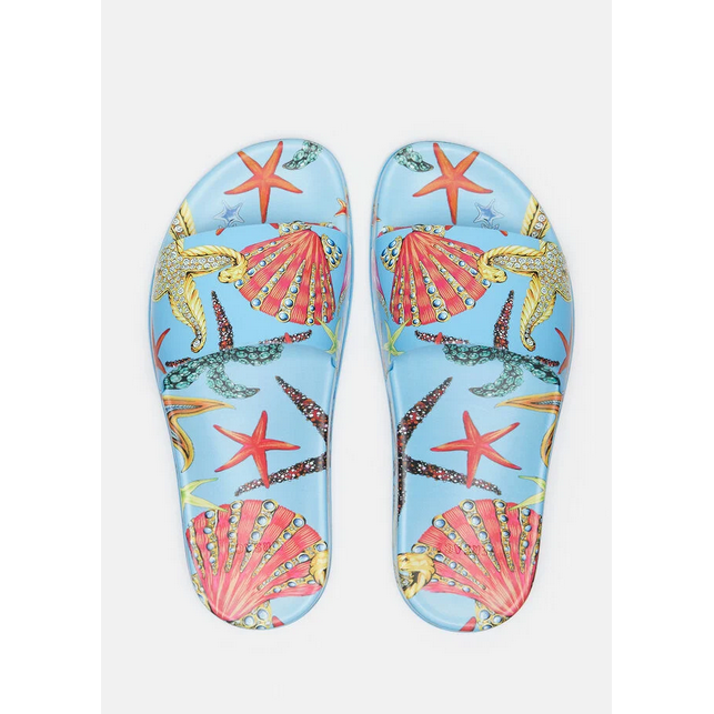 Versace Blue Trésor De La Mer Slides