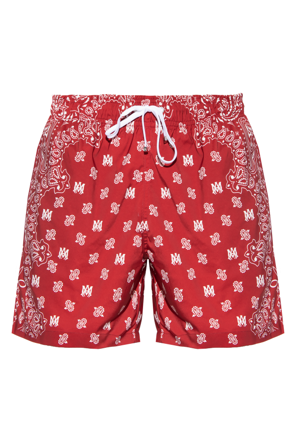 Amiri Red Swim Shorts
