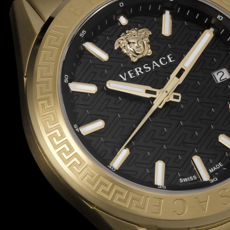 Versace Gold V-Code Watch