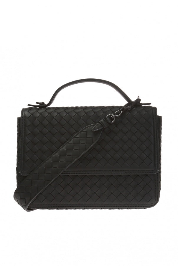 Bottega Veneta Black Alumna Shoulder Bag