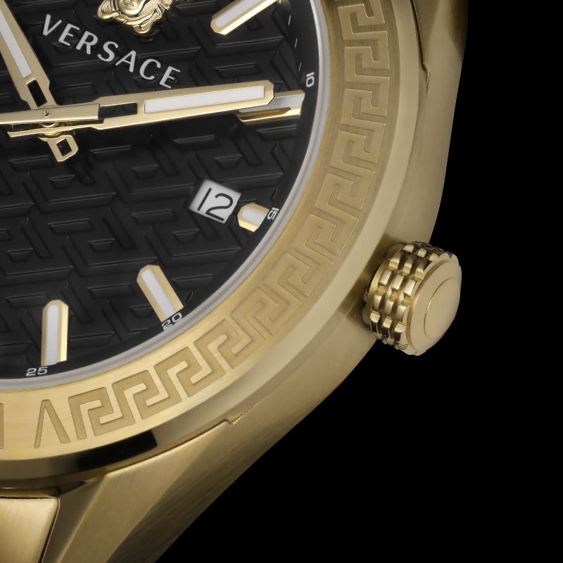 Versace Gold V-Code Watch