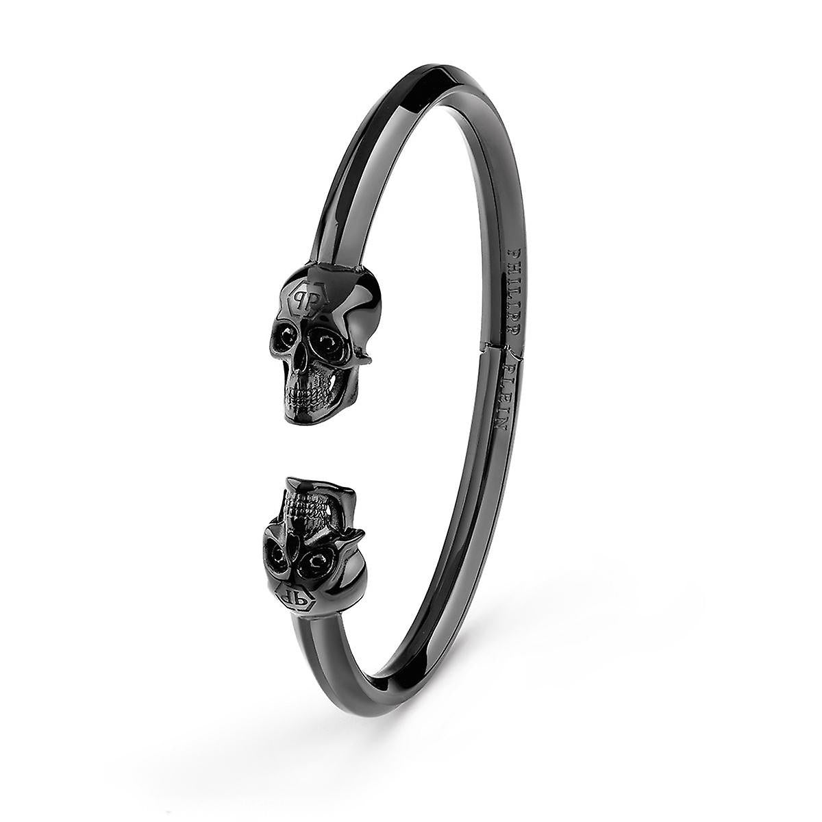 Philipp Plein Black Bangle Bracelet