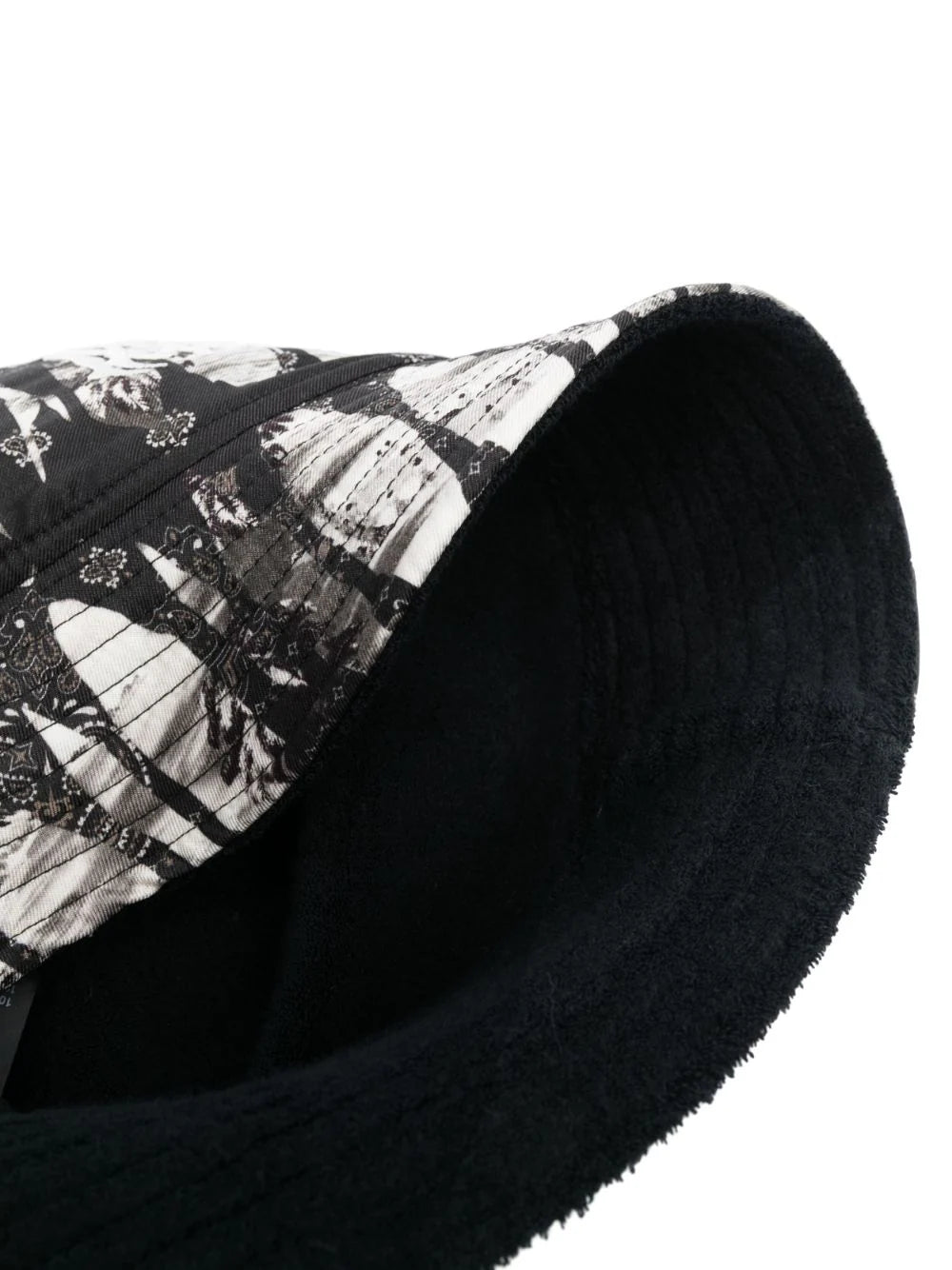 Amiri Black Logo-Embroidered Reversible Bucket Hat