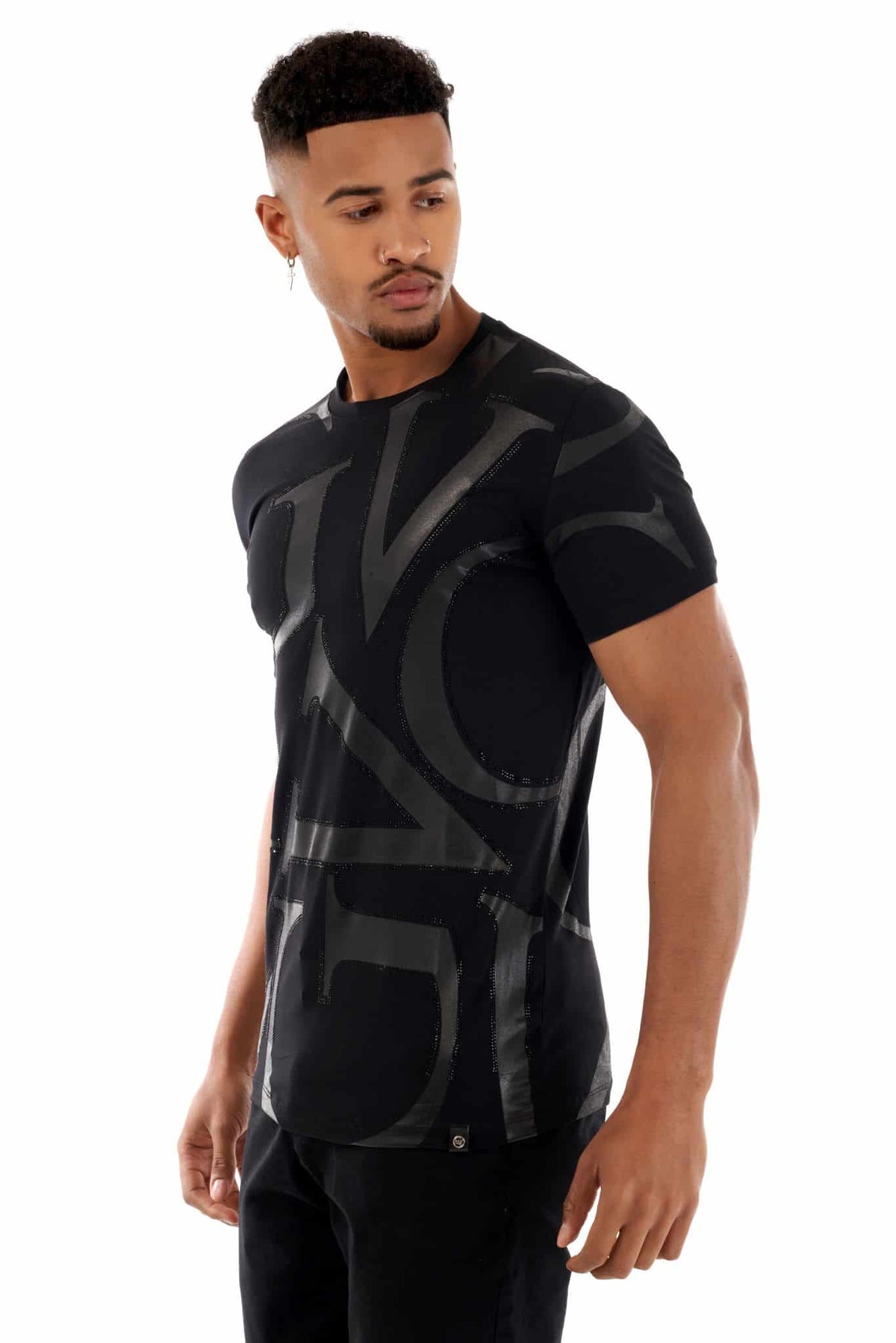 Avenue George V Paris Black  T-Shirt