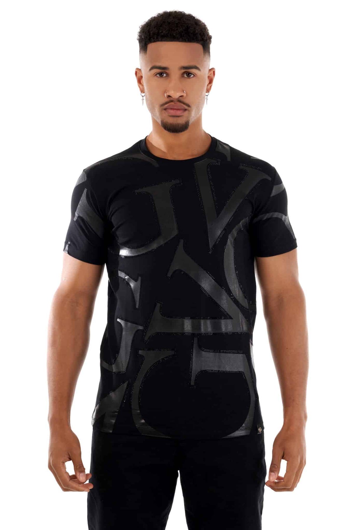 Avenue George V Paris Black  T-Shirt