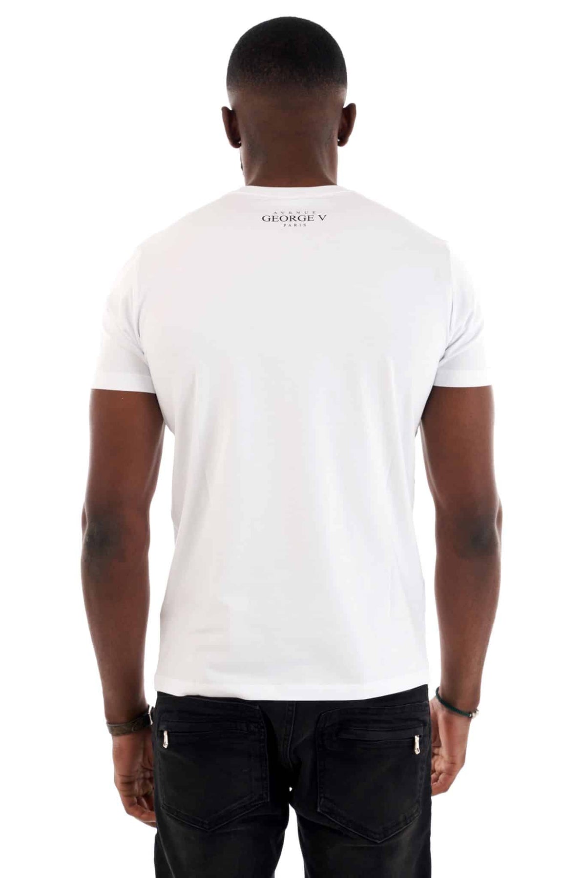 Avenue George V Paris White Jackson T-Shirt