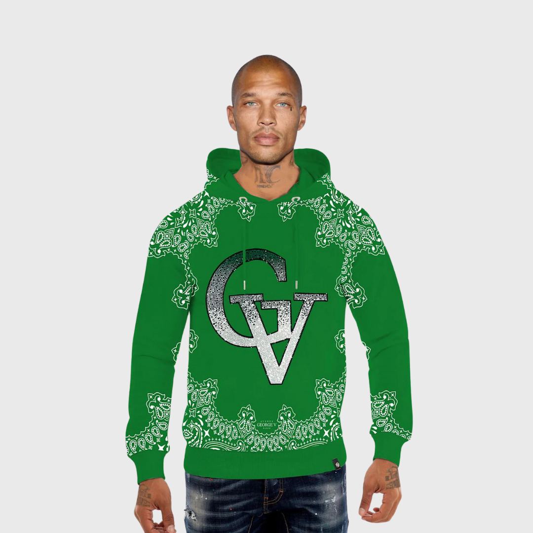 Avenue George V Paris Green Hoodie