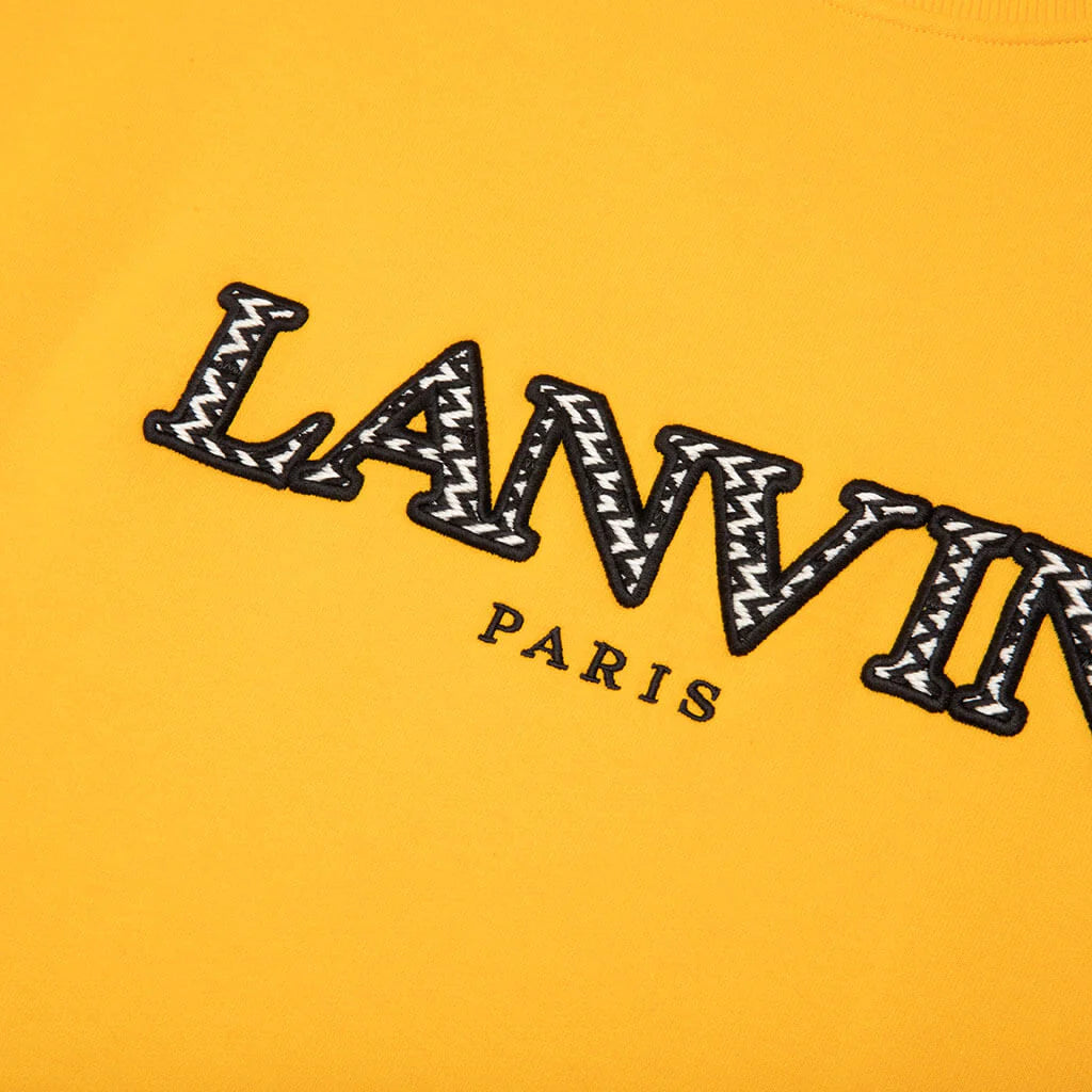 Lanvin Yellow Classic Curb Sweatshirt