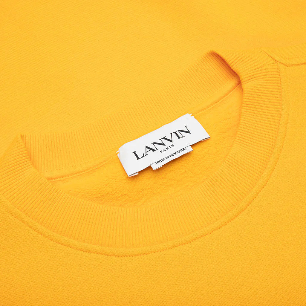 Lanvin Yellow Classic Curb Sweatshirt