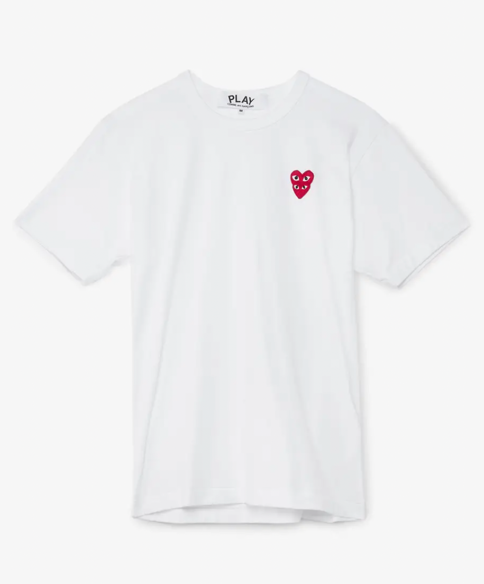 Play White Heart T-Shirt