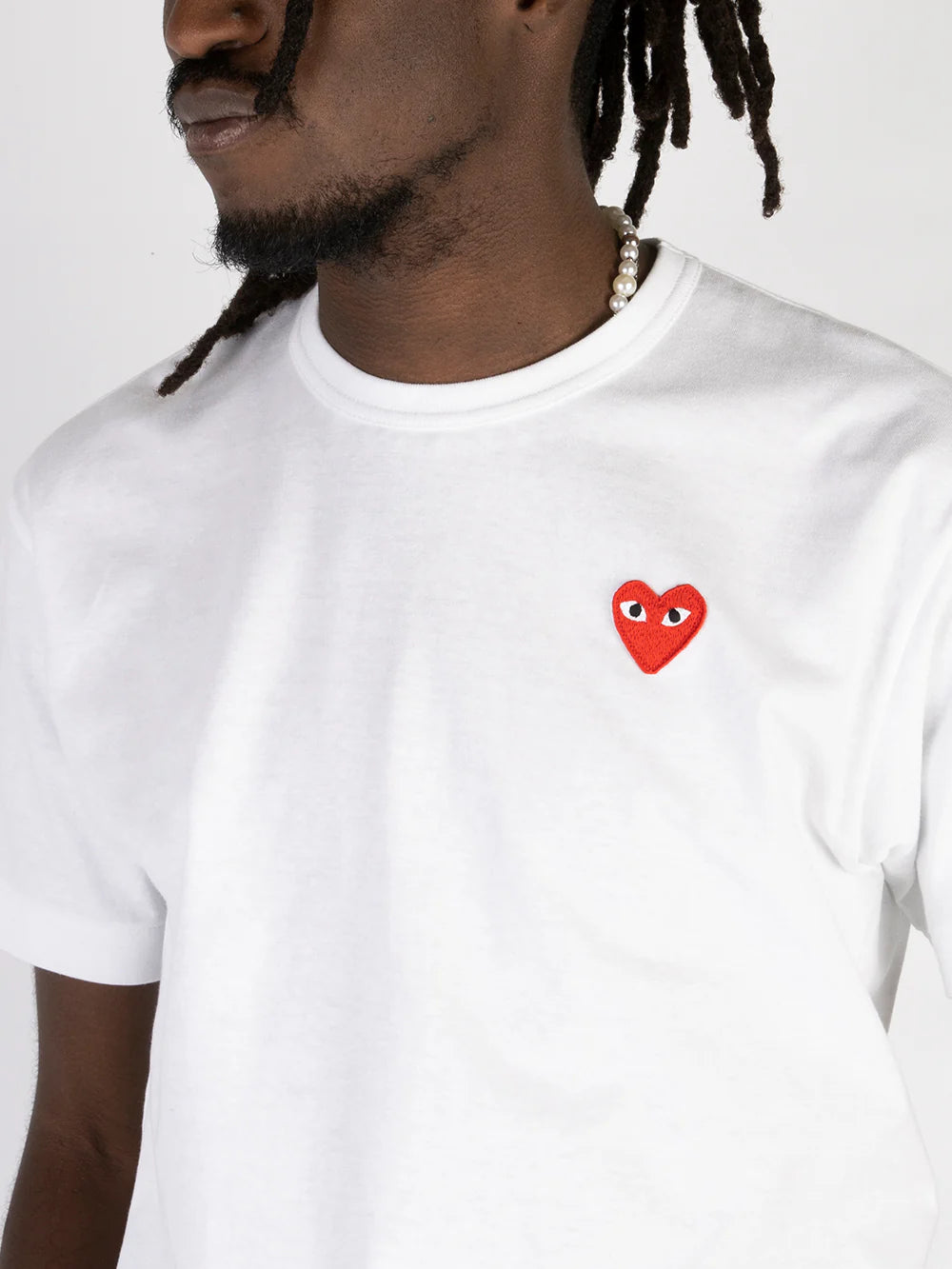 Comme Des Garcons White T-Shirt