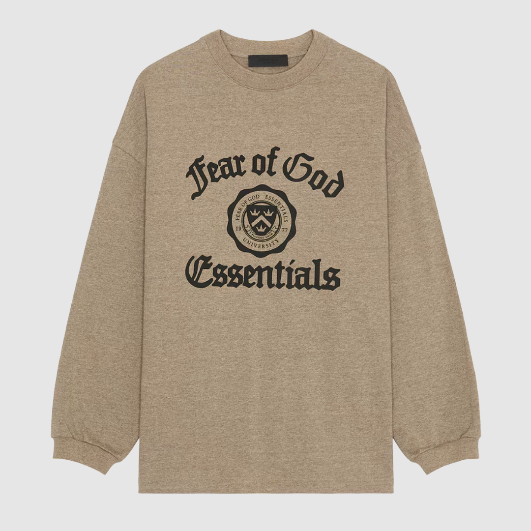 Essentials Fear of God Heather Gray Long Sleeve