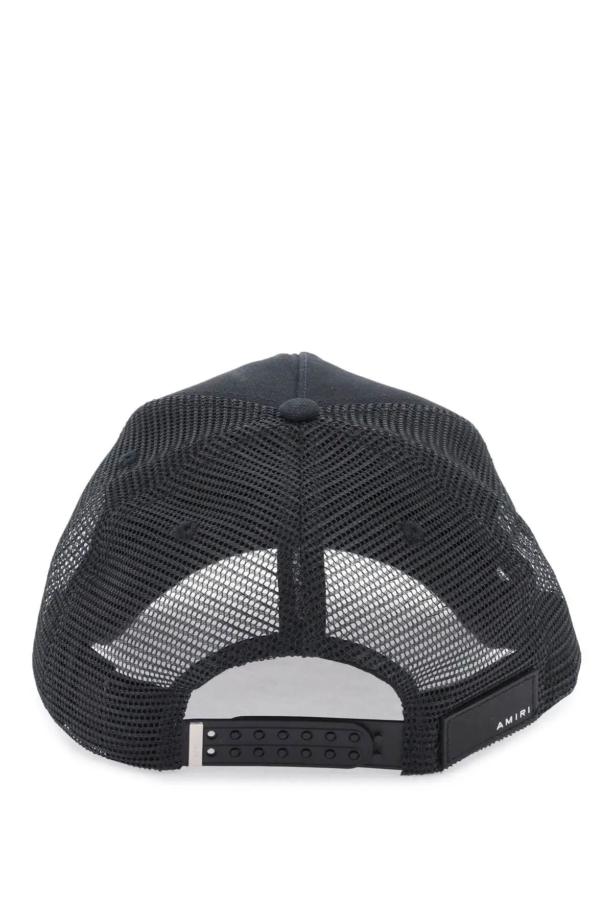 Amiri Black Logo Embroidered Hat