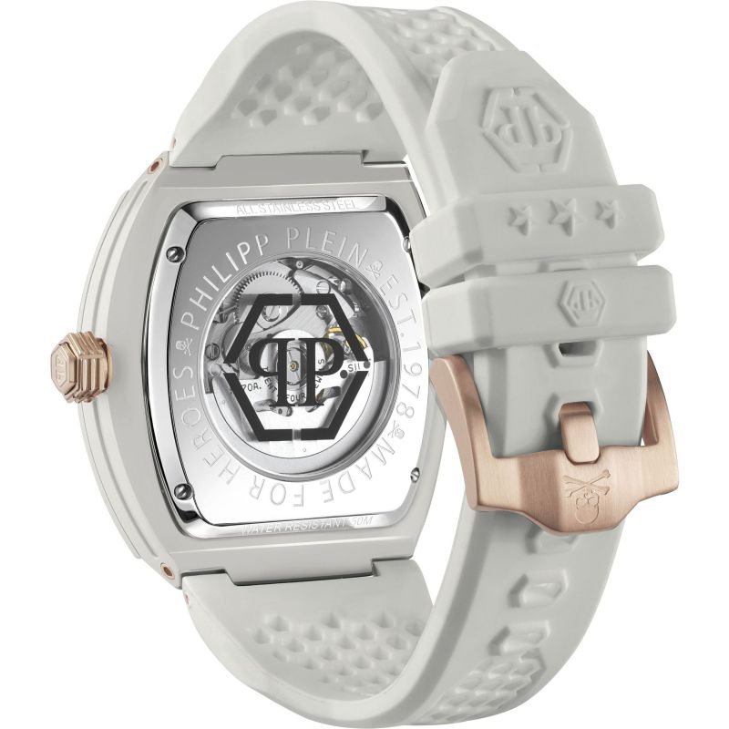 Philipp Plain White The Skeleton Eco-Ceramic Watch