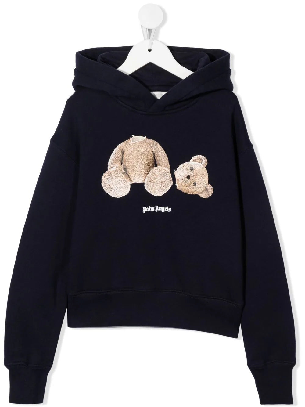 Bear Print Hoodie Jacket