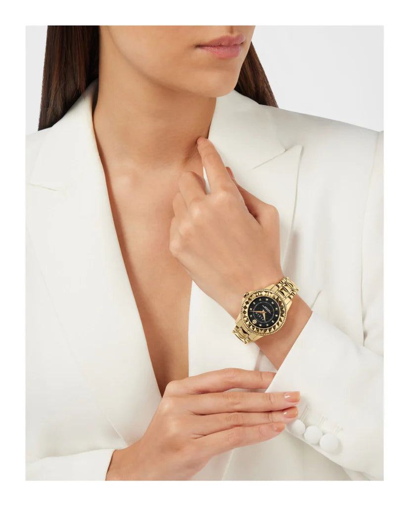 PhilippPlein Gold Lady Rock Bracelet Watch