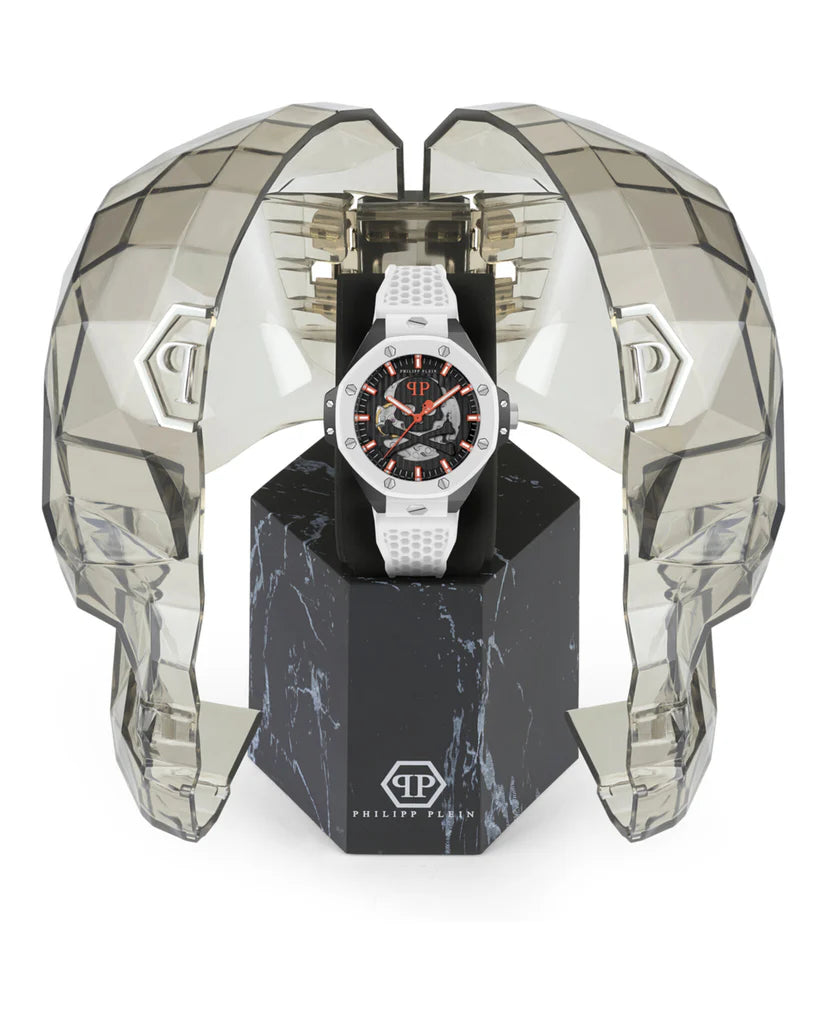 Philipp Plein White $keleton Royal Watch