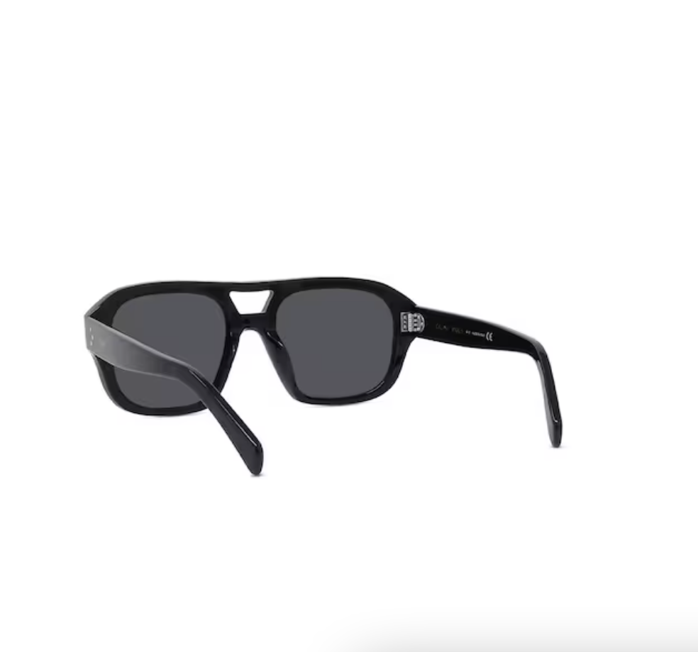 Black Aviator Sunglasses