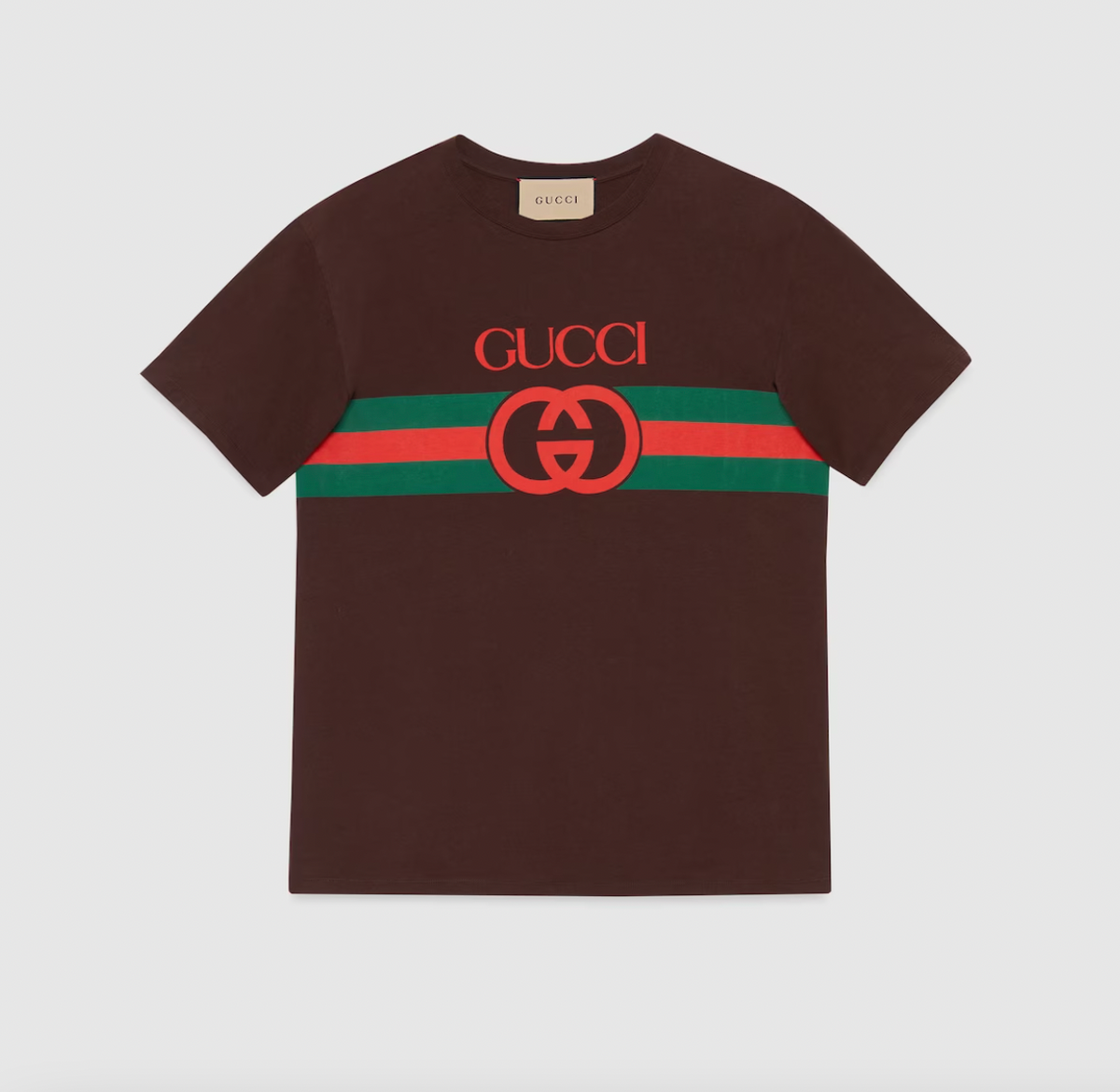 Gucci Brown Logo T-Shirt