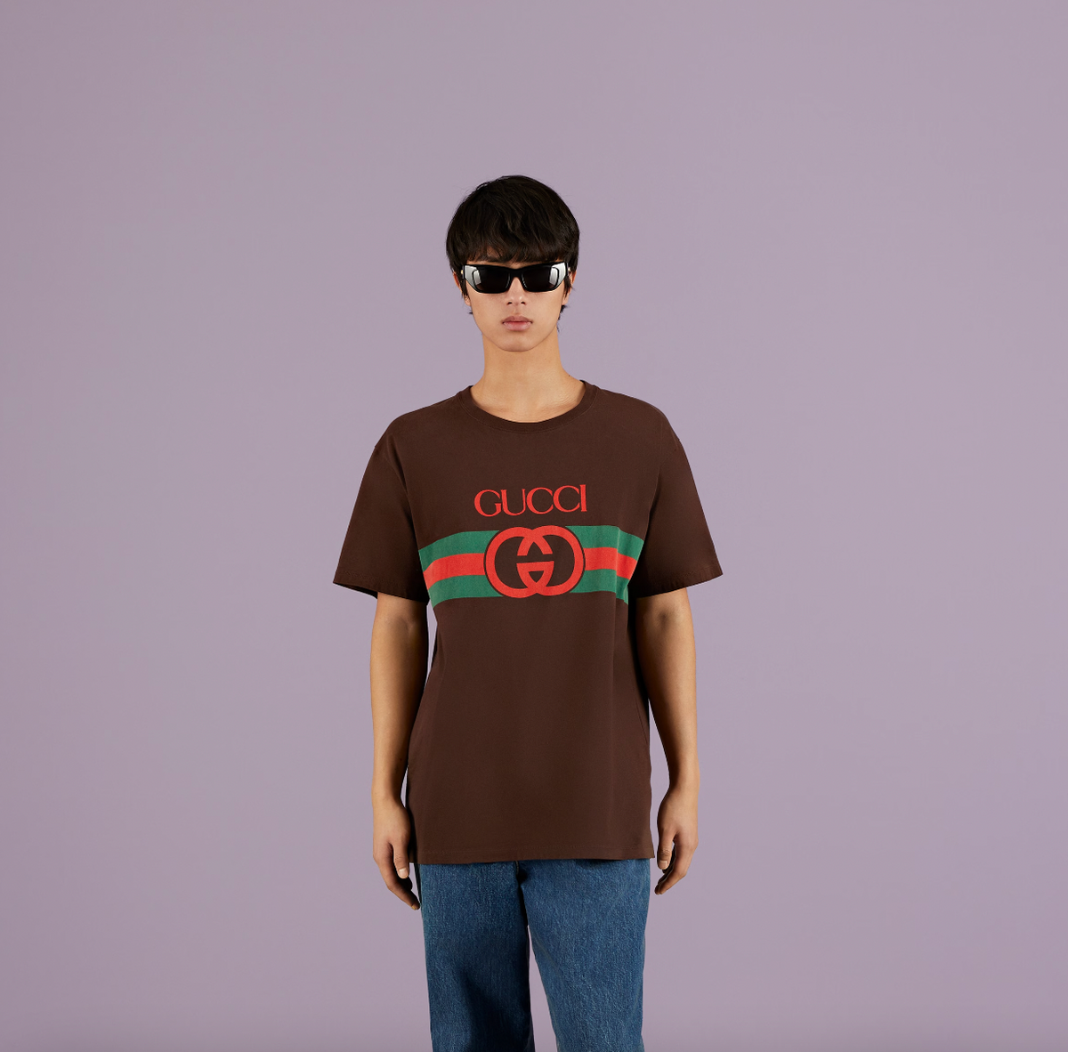 Gucci Brown Logo T-Shirt