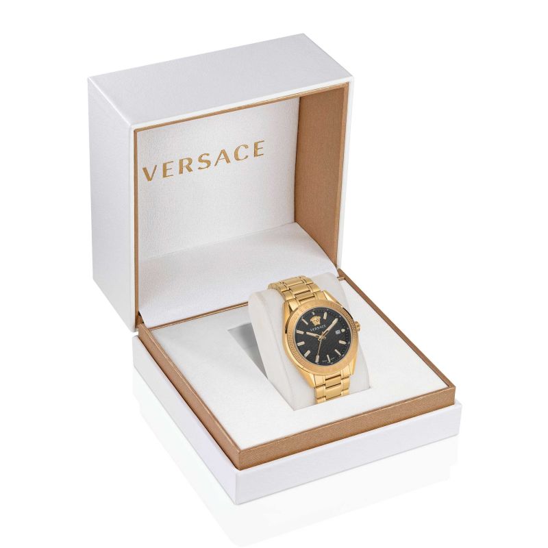 Versace Gold V-Code Watch