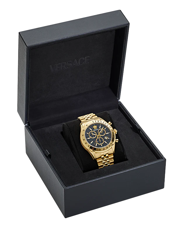 Versace Gold Chrono Master Watch