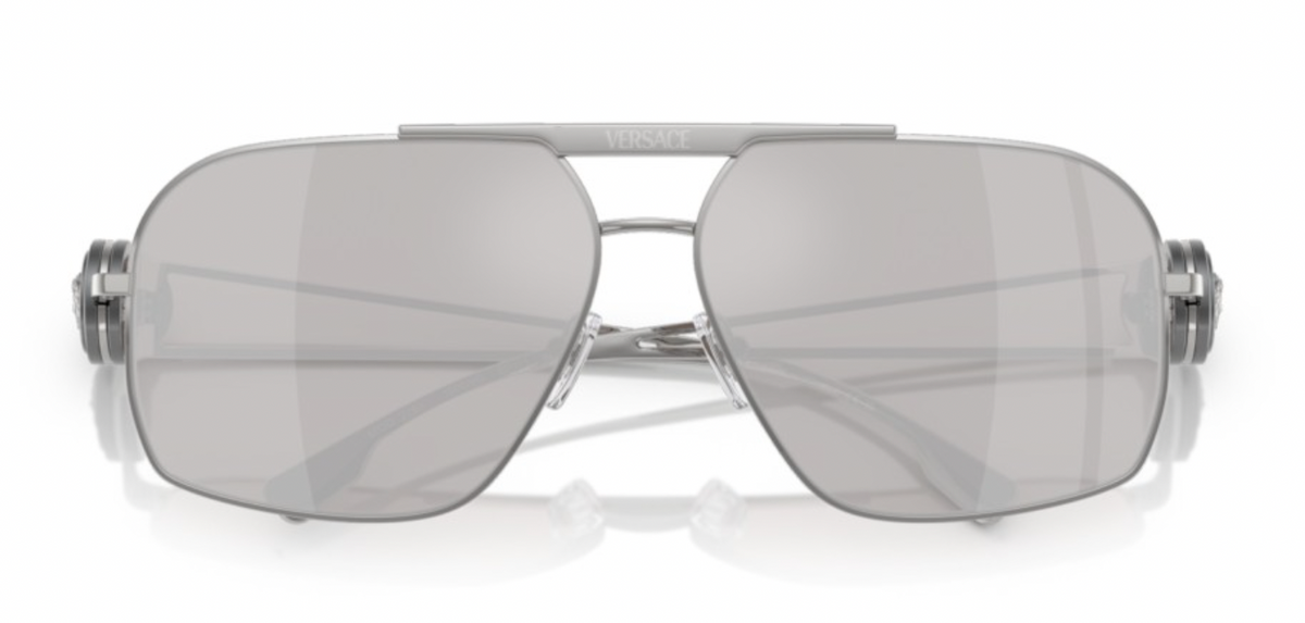 Versace Silver Chrome Sunglasses