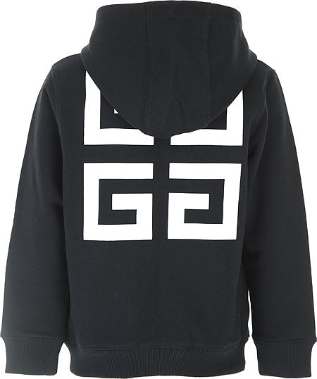 Givenchy Kids Black Hooded Top