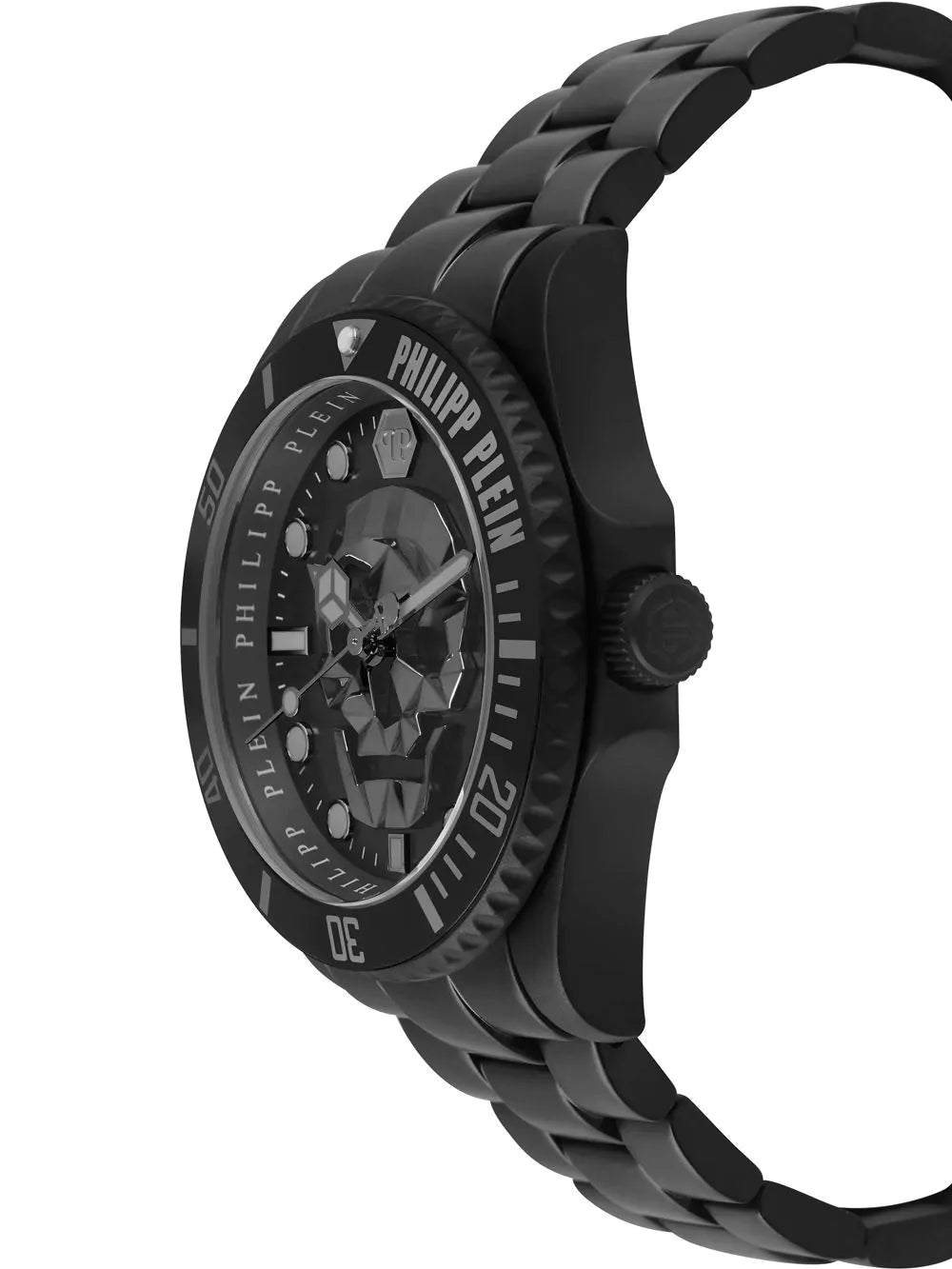 Philipp Plein Black The $kull Watch