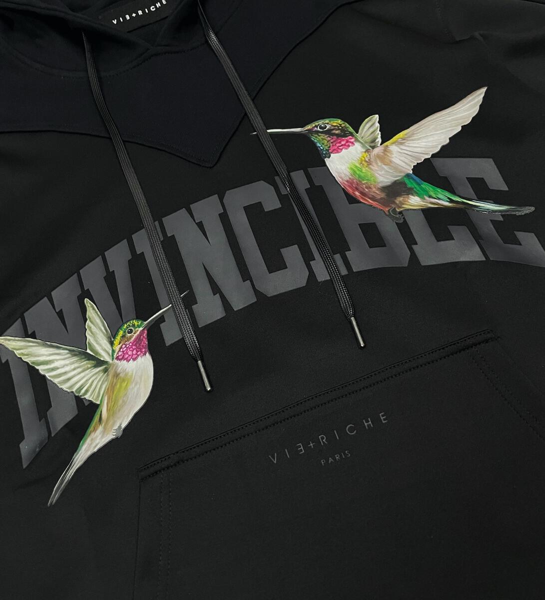 Black Humming Bird Hoodie