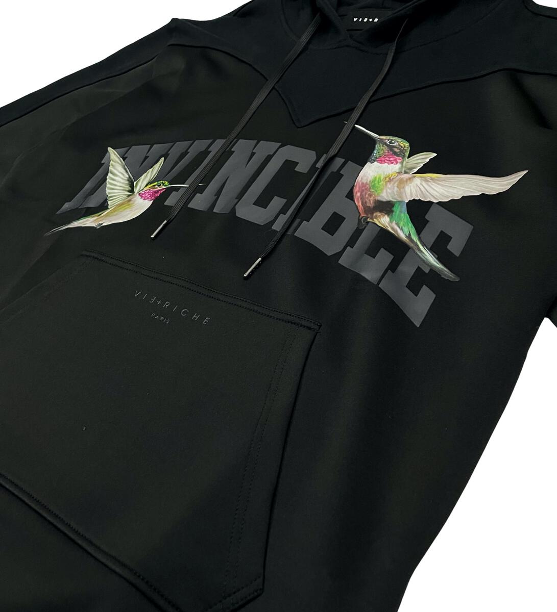 Black Humming Bird Hoodie