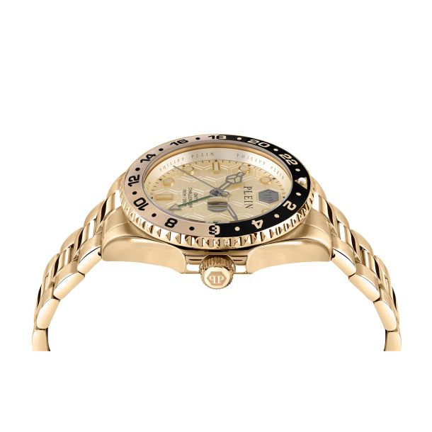 Philipp Plein Gold Challenger Ion-Plated Watch