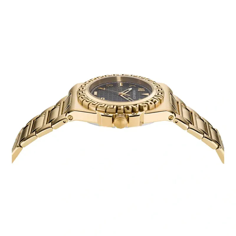 Versace Gold Greca Reaction Watch