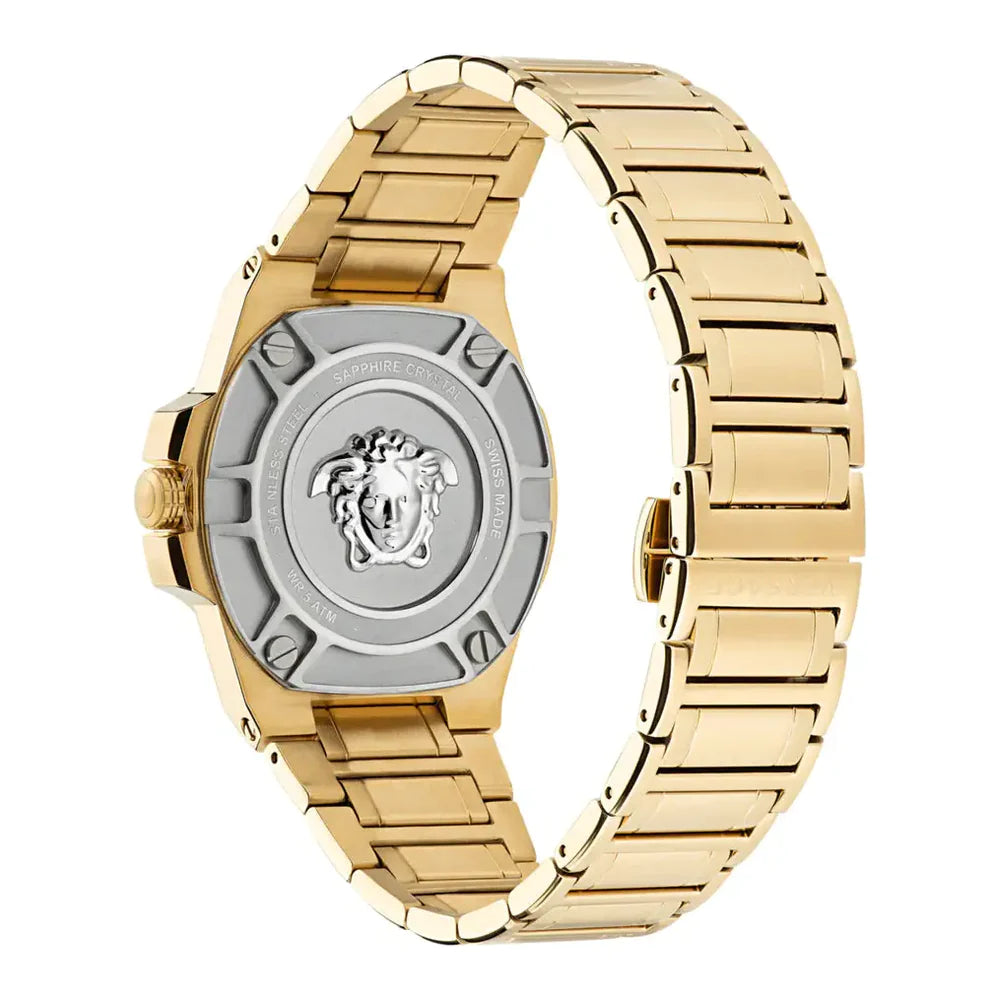 Versace Gold Greca Reaction Watch