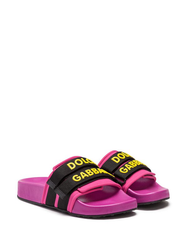 Dolce & Gabbana Fuchsia Saint Barth Slides