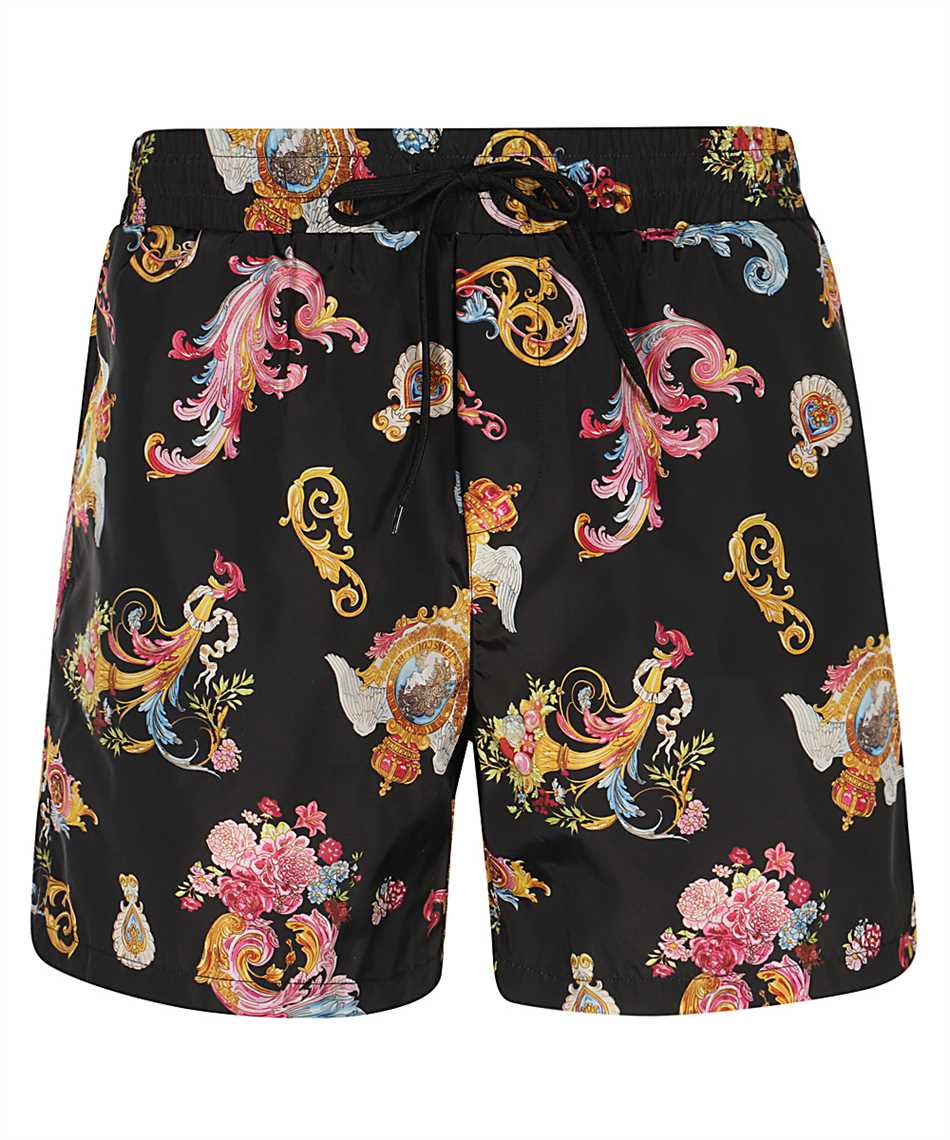 Versace Jeans Couture Black Versailles Print Shorts
