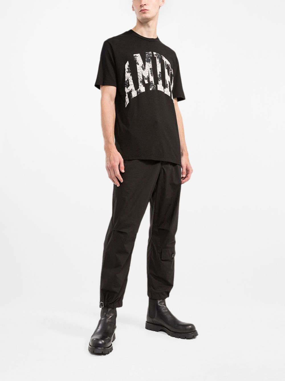 Amiri Black Collegiate Logo T-Shirt