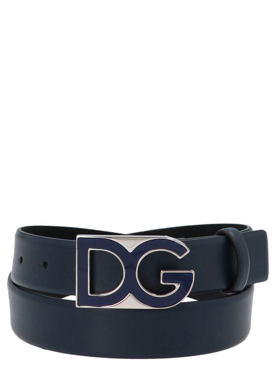 Dolce & Gabbana Blue Buckle Belt