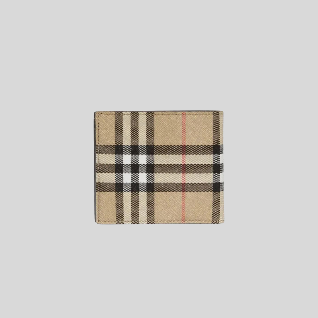 Burberry check wallet