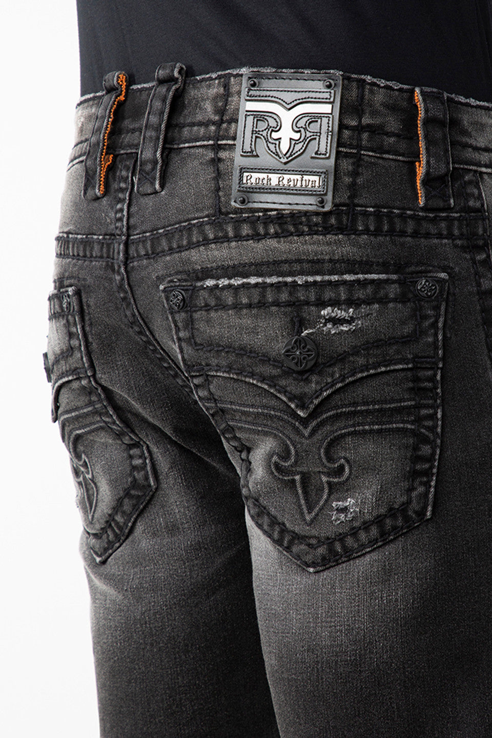 Rock Revival Black Ryker Short