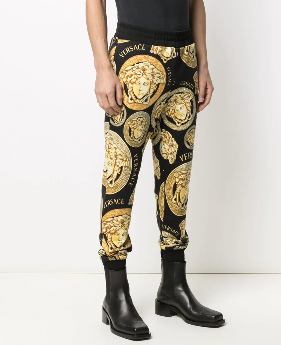 Versace Black Medusa Pants