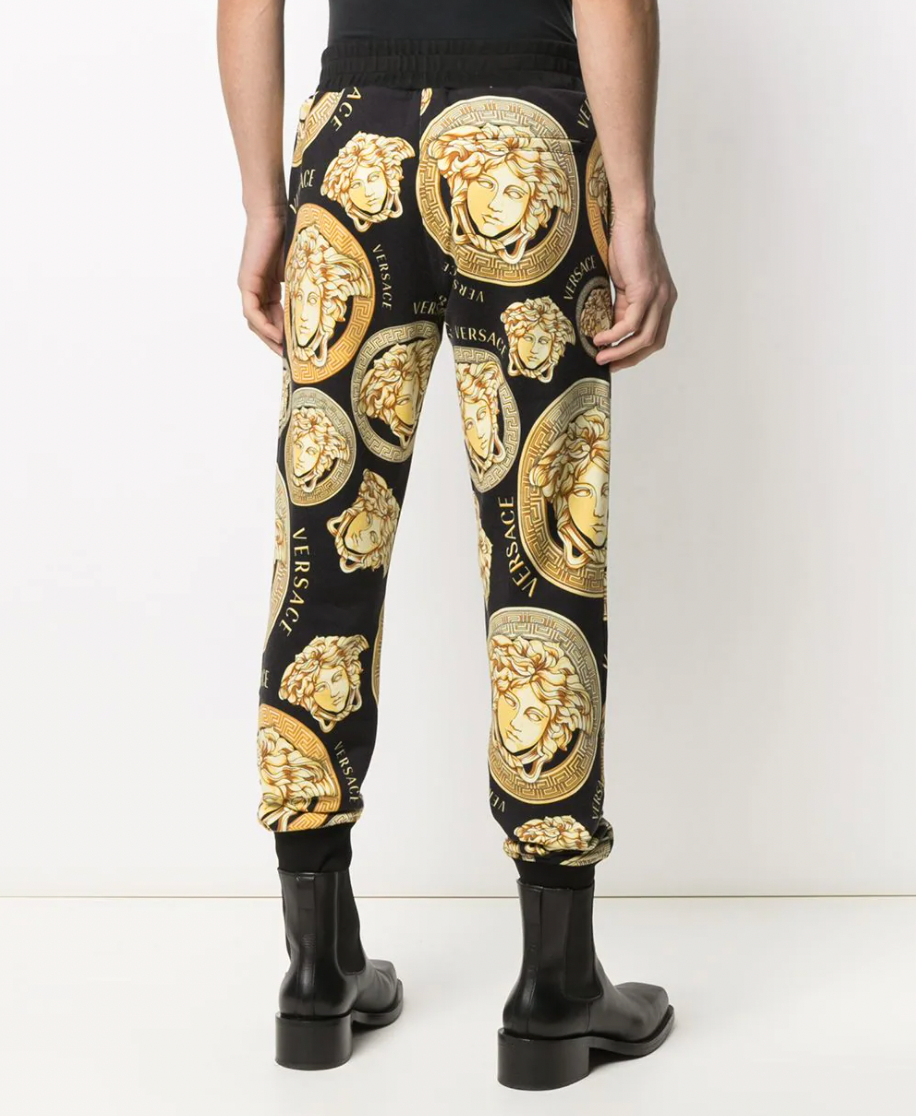 Versace Black Medusa Pants