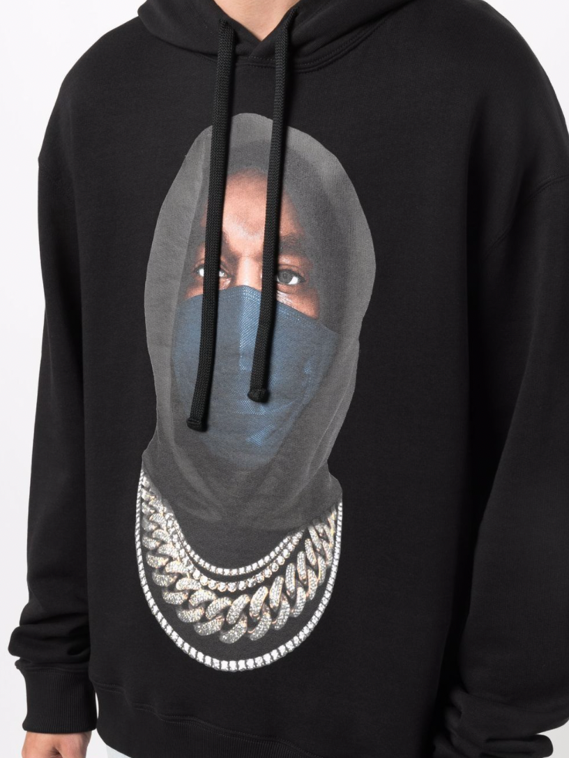  Graphic-Print Hoodie Sweatshirt